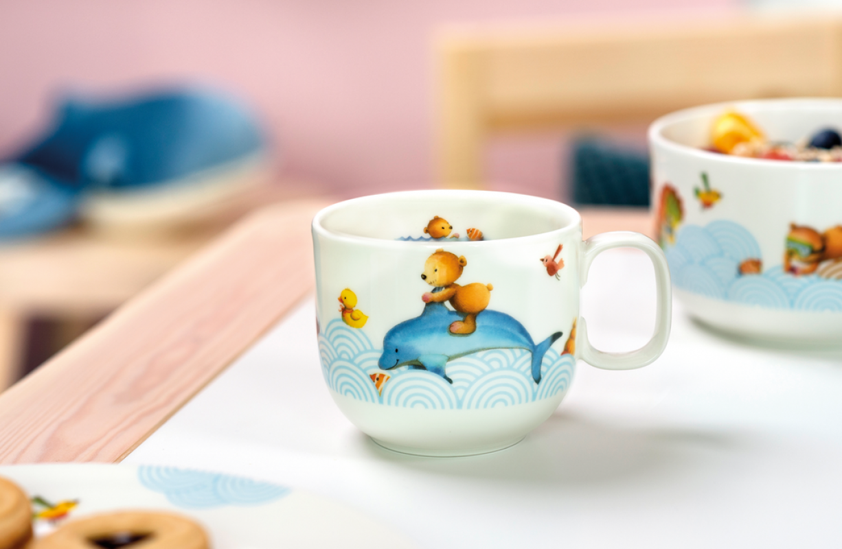 1486644889, Villeroy & Boch, Happy as a Bear, children's mug with 1 handle