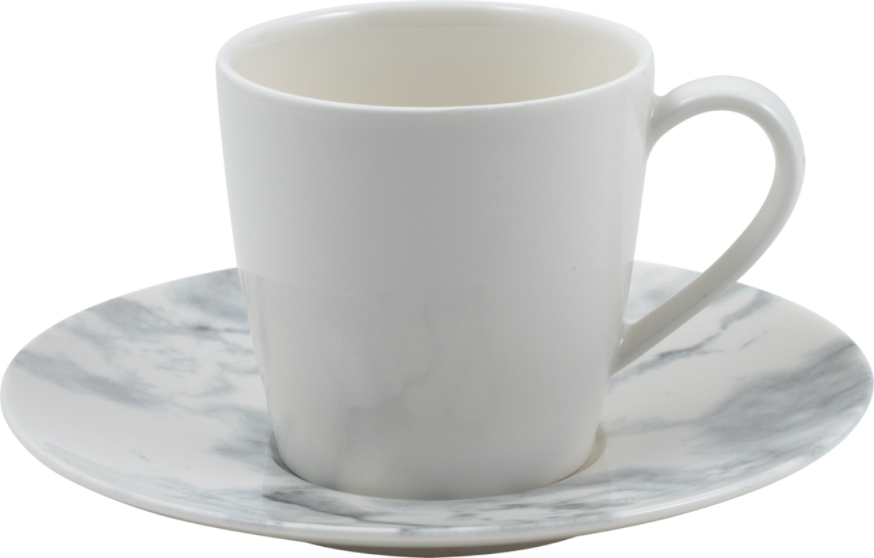 1951631311 Marmory, coffee saucer white