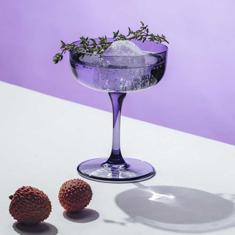 1951828210 Like Lavender champagne glass dessert glass 100 ml