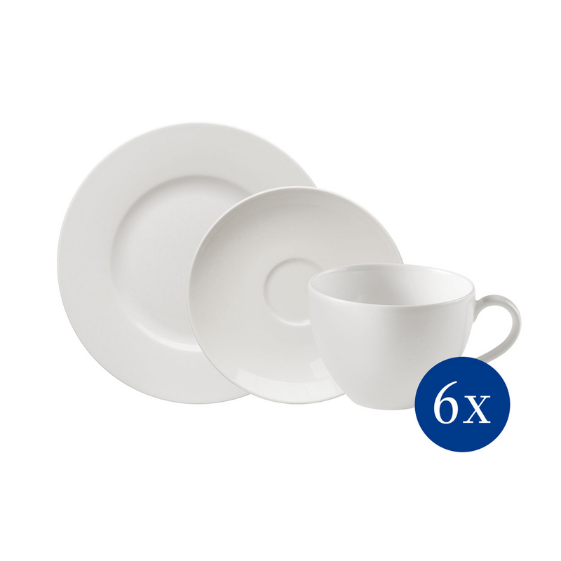 1952777126 Basic White, Kaffee Set, 18. tlg.