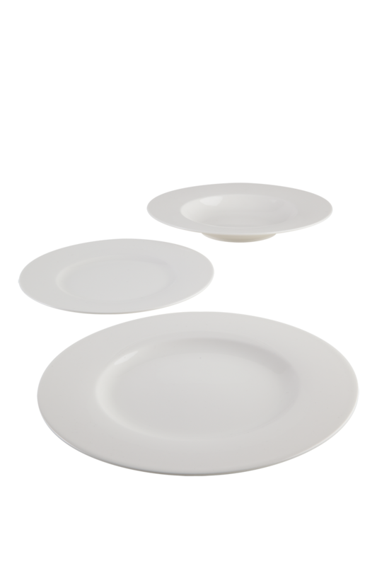 1952777271 Basic White, Starter plate set, 12 pcs.