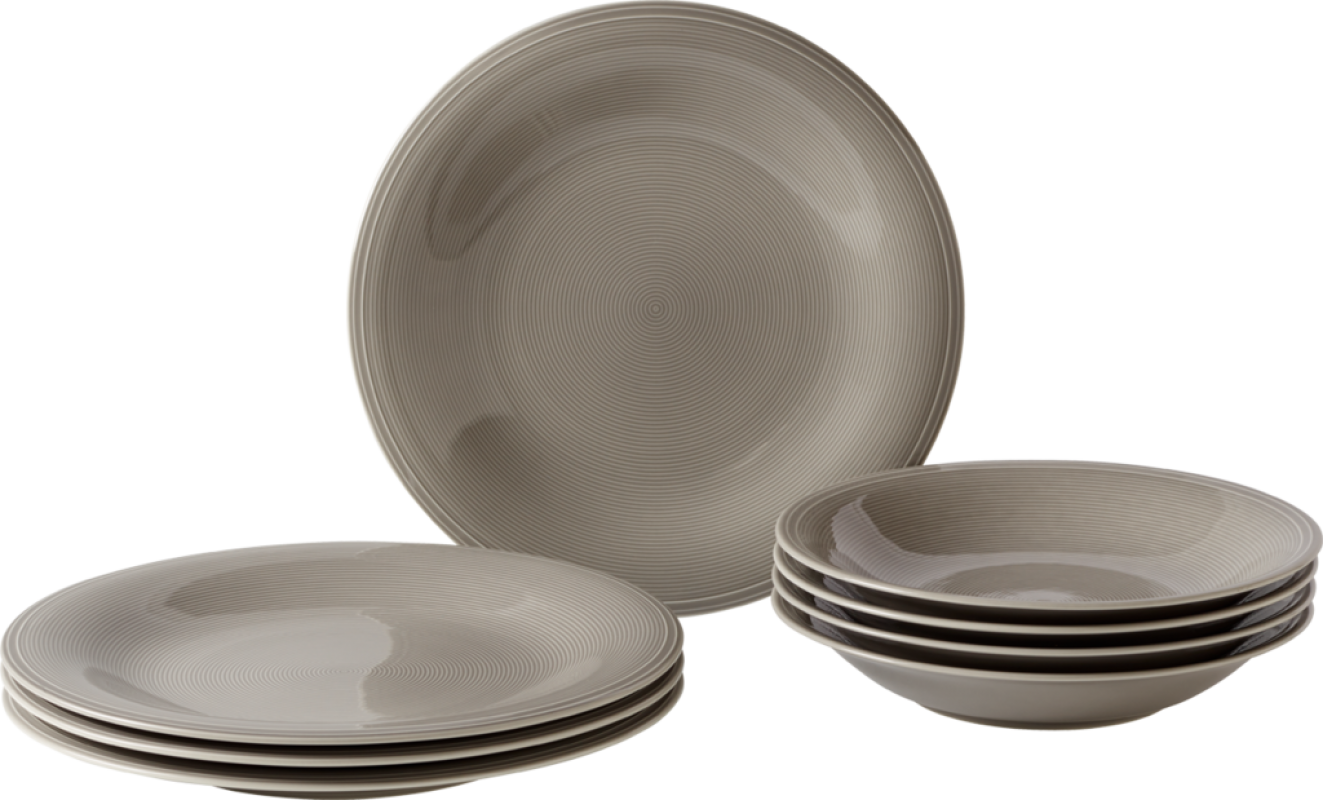 1952828717 Color Loop Stone, dinner set, 8 pcs.