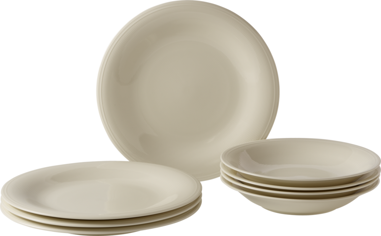 1952848717 Colour Loop Natural, dinner set, 8 pcs.