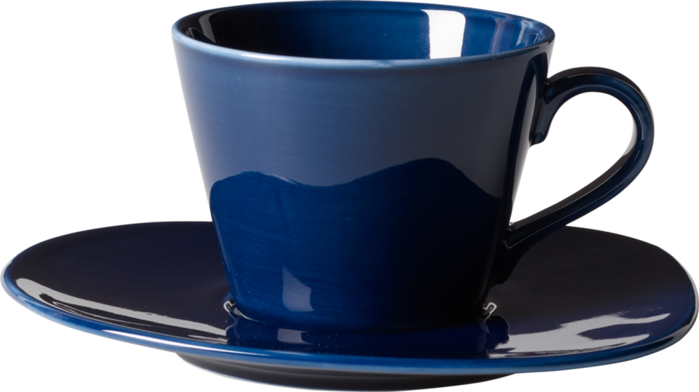 1952901310 Organic Dark Blue, coffee saucer