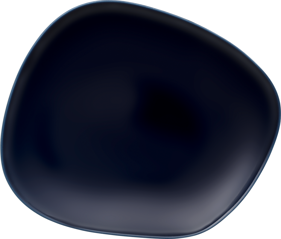 1952902610 Organic Dark Blue, dinner plate