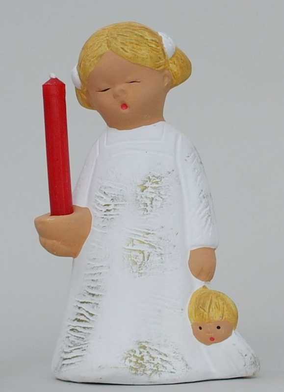 282900,Singer Angel,Helga1 with doll + candle - 14 cm