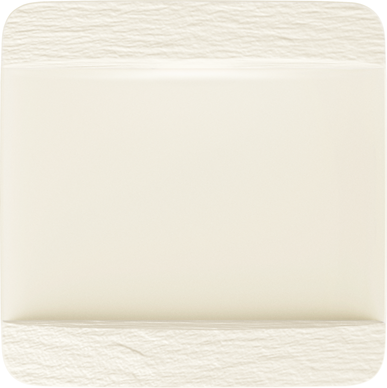 1042402610 Manufacture Rock blanc, Quadratic Plate