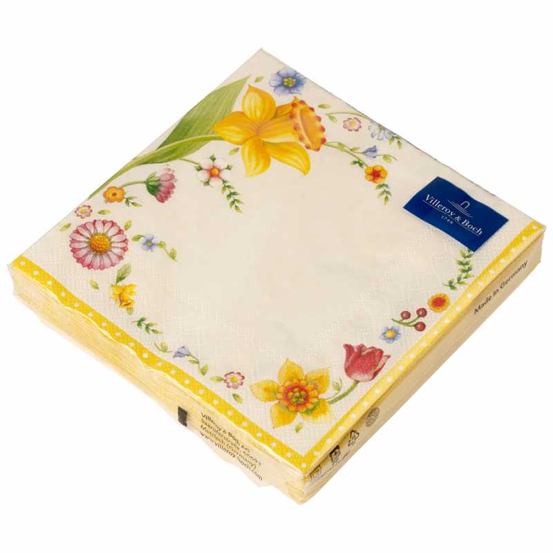 3590720025,Villeroy & Boch, Oster Accessoires, Spring Fantasy Lunch Serviette Osterblume