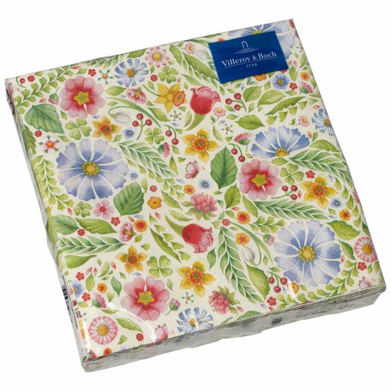 3590720026,  Villeroy & Boch, Oster Accessoires, Lunch Serviette Flowers