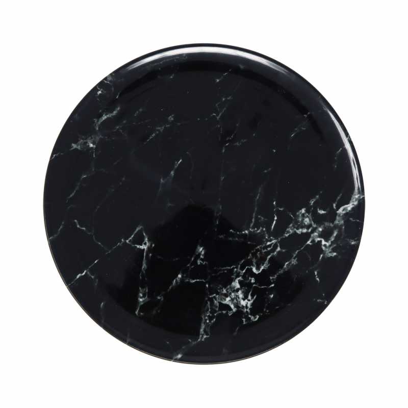 1951632640 Marmory, breakfast plate black