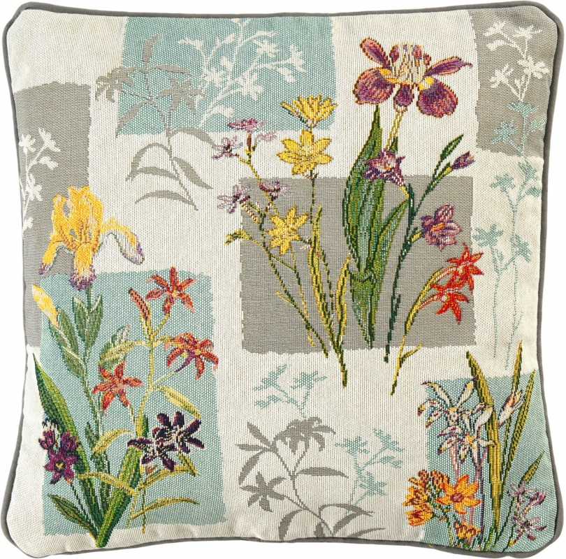 600386/40, Sander - Flowery Patch cushion filled 40 x 40