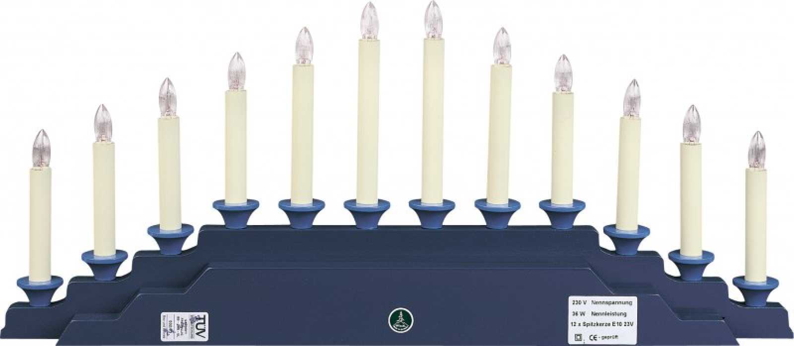 Wendt & Kühn, 750/4 Electric lighting for Engelberg (12 candles)