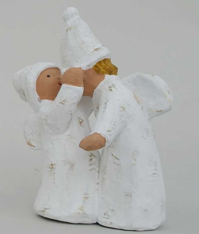 Singer Angel - Uwe + Ulrike with cap to each other - 16 cm