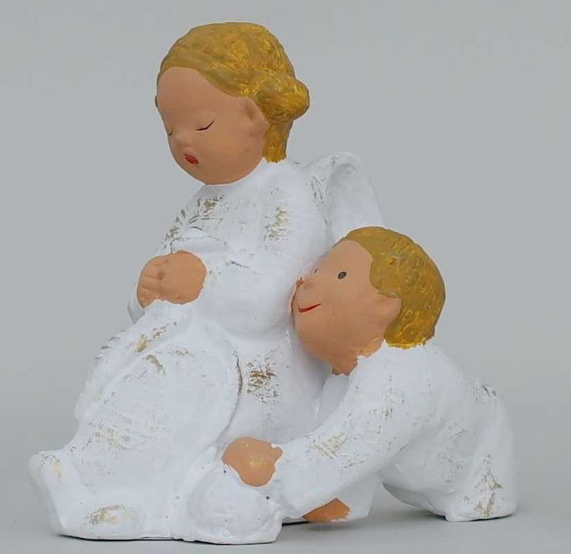 Singer Angel - Idyll girl strictly with child - 11,5 cm