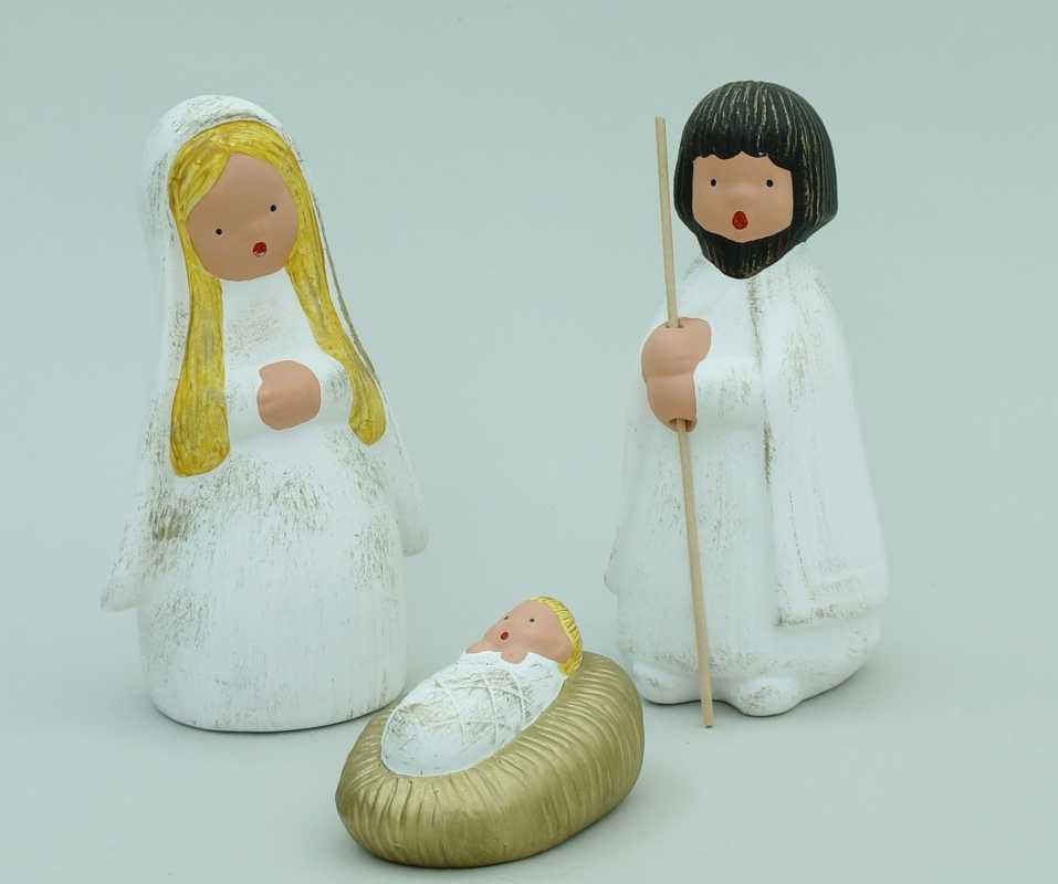 Singer Angel - Holy Family 3 pcs - 19 cm