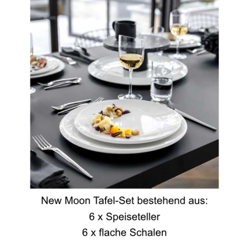 Villeroy & Boch, New Moon, Dinner Set, 6 Pers., 12 pcs