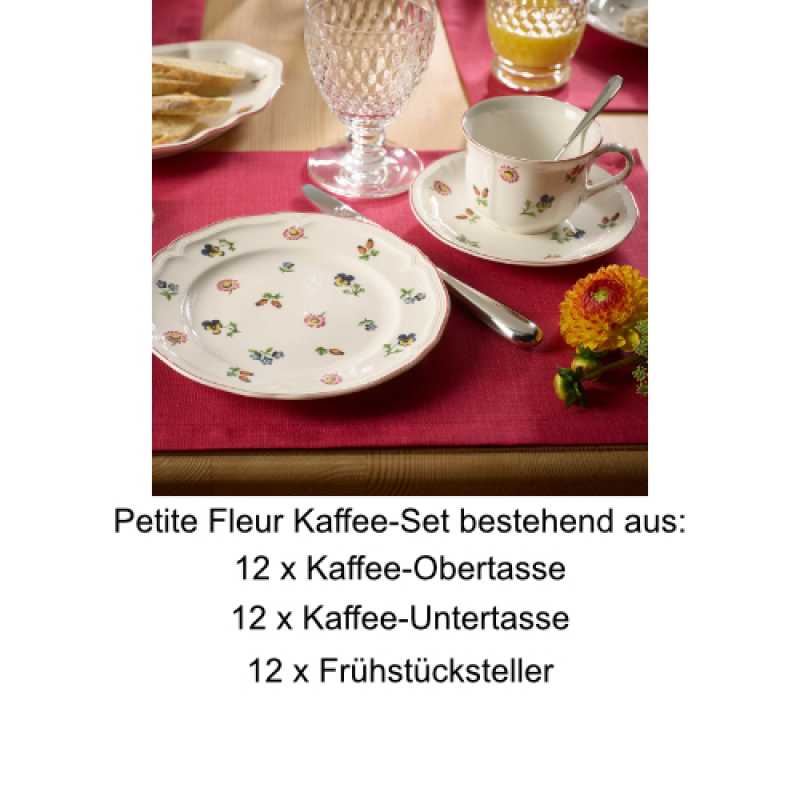 Villeroy & Boch, Petite Fleur, Coffee-Set 36 pcs.