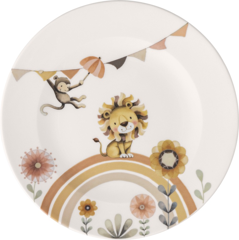 1486732640 Roar like a Lion, flat children's plate