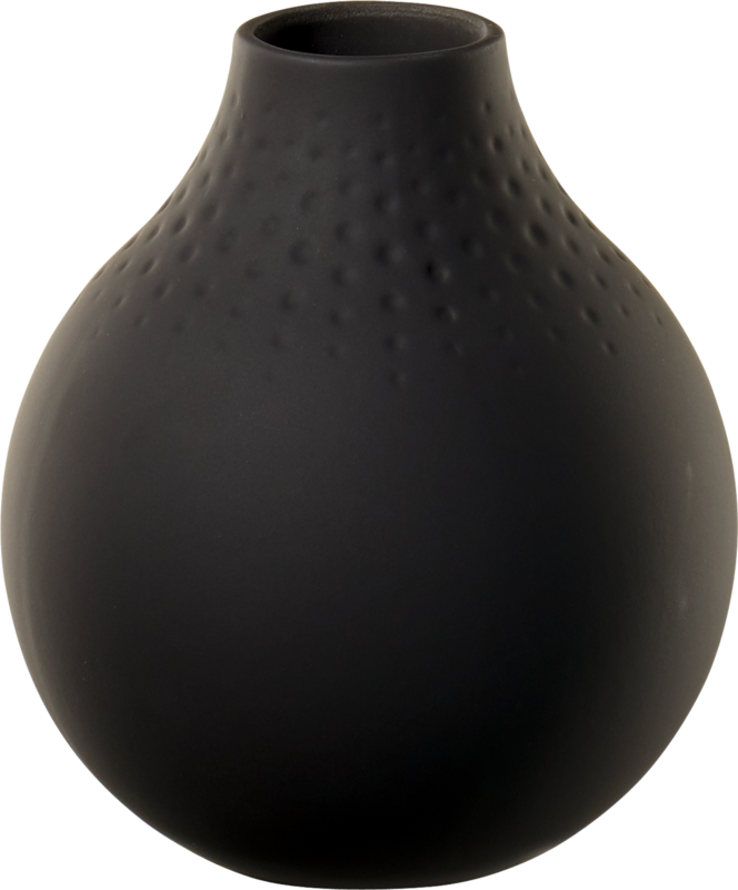 Villeroy & Boch, Collier noir, Vase pearl small, 12 cm