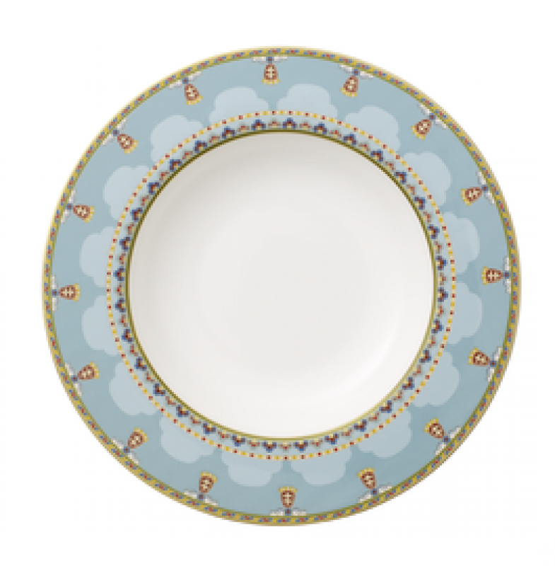 Villeroy & Boch, Samarkand Aquamarin, Suppenteller, 24 cm