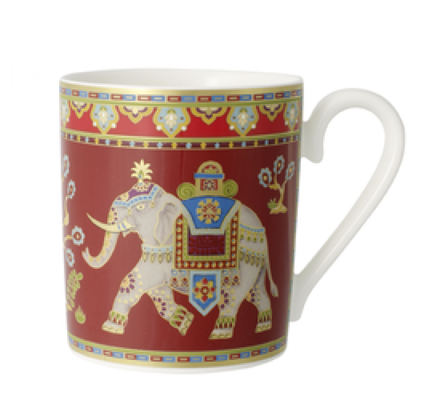 Villeroy & Boch, Samarkand Rubin, Becher mit Henkel, 0,35l