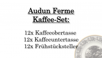 Villeroy & Boch, Audun Ferme, Kaffee-Set 12 Pers.