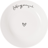 Villeroy & Boch, Statement Bowl flat "Lieblingsmensch"