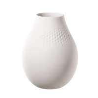 Villeroy & Boch, Manufacture Collier blanc, Vase Perle hoch, 20 cm