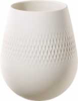 Villeroy & Boch, Manufacture Collier blanc, Vase Carré klein, 14 cm