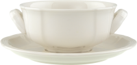 Villeroy & Boch, Manoir, Suppentasse mit Untertasse, 2tlg.