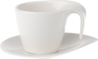 Villeroy & Boch, Flow, Coffee cup with saucer, 2 pieces