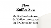 Villeroy & Boch, Flow, Kaffee-Set 6 Pers.