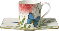 Villeroy & Boch, Amazonia, Kaffeetasse mit Untertasse, 2 tlg.