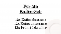 Villeroy & Boch, For Me, Kaffee-Set, 12 persons