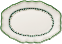 Villeroy & Boch, French Garden Green Line, Platte oval 37 cm