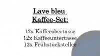 Villeroy & Boch, Lave Bleu, Kaffee-Set 12 Pers.