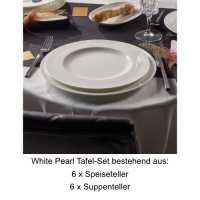 Villeroy & Boch, White Pearl, Tafel-Set 6 Pers.