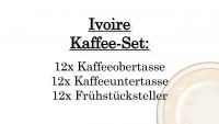 Villeroy & Boch, Ivoire, Kaffee-Set 12 Pers.