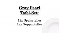 Villeroy & Boch, Gray Pearl, Tafel-Set, 12 Personen