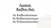 Villeroy & Boch, Anmut, Kaffee-Set 6 Pers.