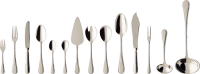 Villeroy & Boch, Kreuzband Septfontaines 120g silver plated, cutlery set 70pcs with soup ladle