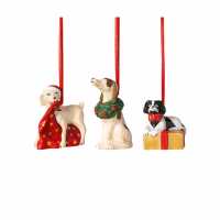 Villeroy & Boch, Nostalgic Ornaments, Hunde, 3tlg.
