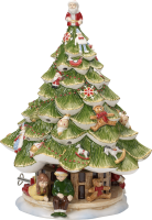 Villeroy & Boch, Christmas Toys Memory, großer Tannenbaum mit Kindern, 30cm