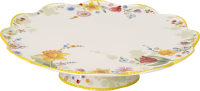 Villeroy & Boch, Spring Awakening, Tortenplatte auf Fuß, 33cm