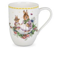 Villeroy & Boch, Spring Awakening, Becher mit Henkel Bunny Tales Familie