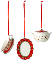 Villeroy & Boch, Toys Delight Decoration, Ornaments Serving Pieces Set 3pcs.