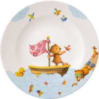 Villeroy & Boch, Happy as a Bear, Kinderteller flach, 22 cm