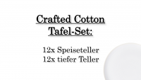 Villeroy & Boch, Crafted Cotton, Tafel-Set 12 Personen