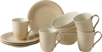 Villeroy & Boch, Color Loop Sand, Fruehstuecks Set 12 tlg.