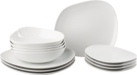 Villeroy & Boch, Organic White Starter Teller Set 12tlg.